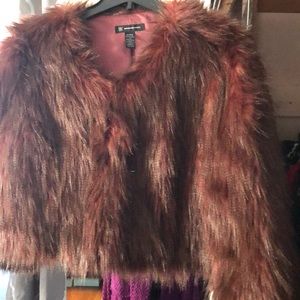 Fur Faux Bolero  Jacket